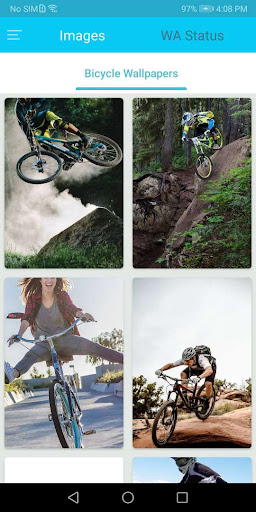 Android application Bicycle Wallpaper 4K screenshort