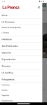 screenshot of Diario La Prensa Honduras