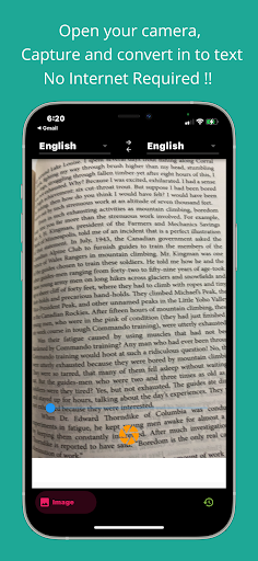 AI Image to Text Translator Screen 2