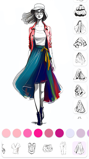 Fashion Design Dress up Sketch