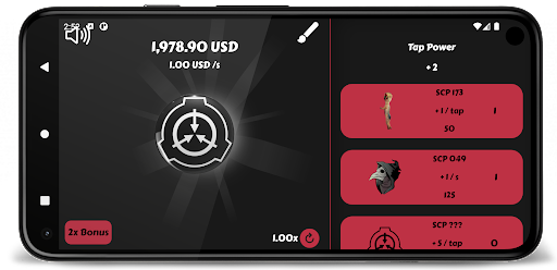 Android application SCP Clicker screenshort