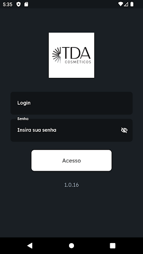 Android application TDA Sales screenshort