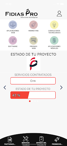 Android application Fidias Pro screenshort