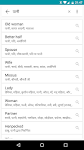 screenshot of English to Hindi Dictionary