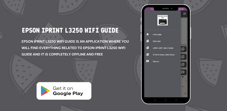 Epson iprint L3250 Wifi Guide - 1 - (Android)