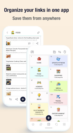 Android application Keeplink: Bookmarks manager screenshort