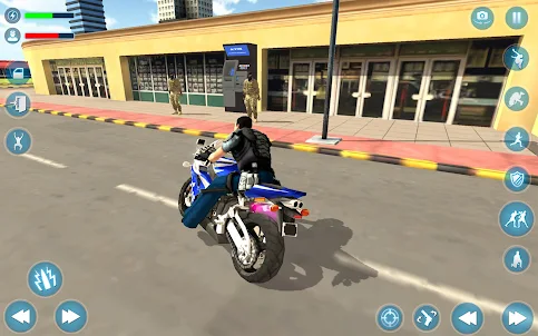 Police Bike Moto Crime Chase