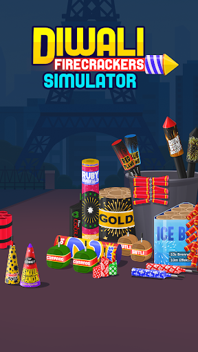 Android application Diwali Firecrackers Simulator screenshort