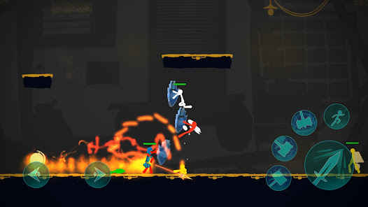 Captura de Pantalla 6 Stickman Exile Hero android