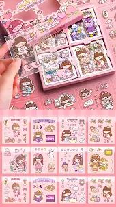 Handbook Sticker Girls Games