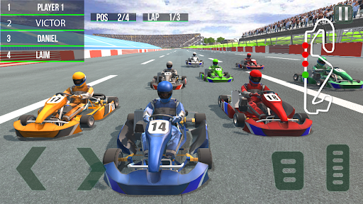 Android application Go Kart Racing Games Car Games screenshort