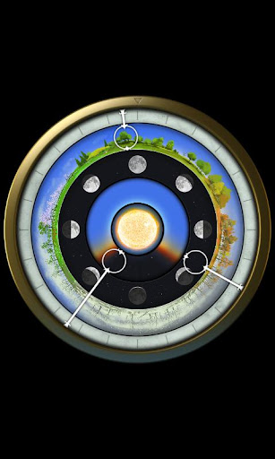 Android application AstroClock screenshort