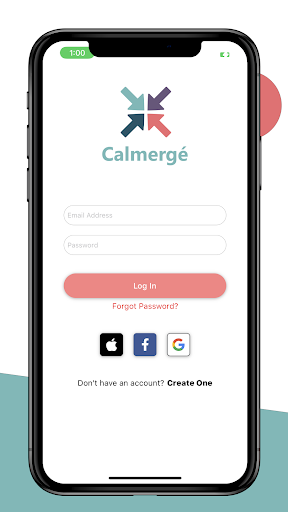 Android application Calmergé screenshort