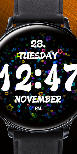 Android application Colorful stars screenshort