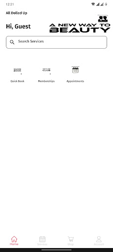 Android application All Dolled Up Salon and Stores screenshort