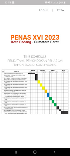 Android application Penas XVI 2023 screenshort