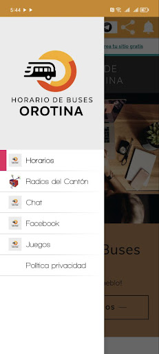 Horarios de Buses Orotina Screen 3