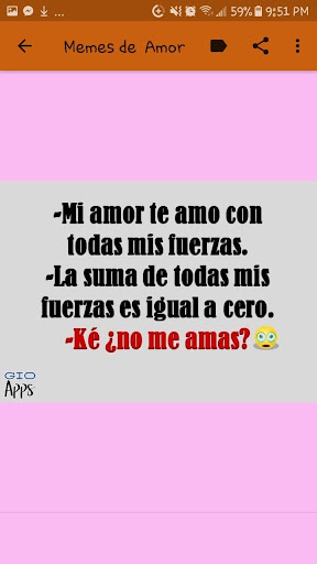 Memes de Amor Chistosos Screen 2