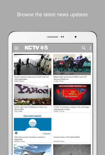 Screenshot of KCTV5 News - Kansas City