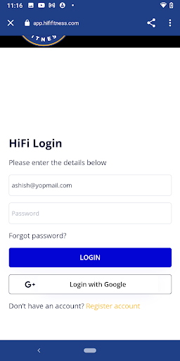 HiFi Fitness Screen 3