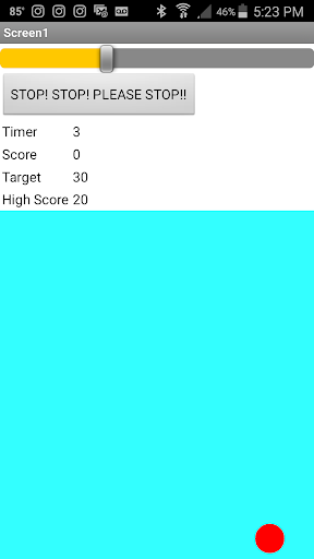 Android application Click that dot! screenshort