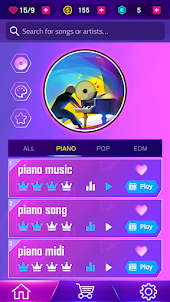 XO TEAM Piano Tiles Game