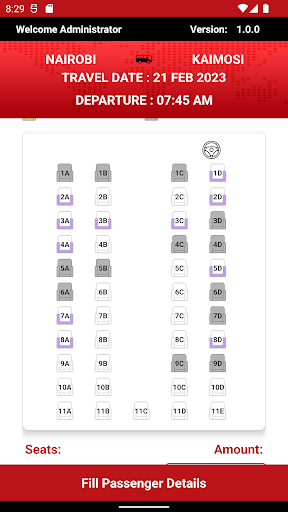 Easycoach Internal Screen 3