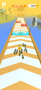 Bee Run 3D u2013 Fun Running Swarm Race Games 1.0.1 APK screenshots 20