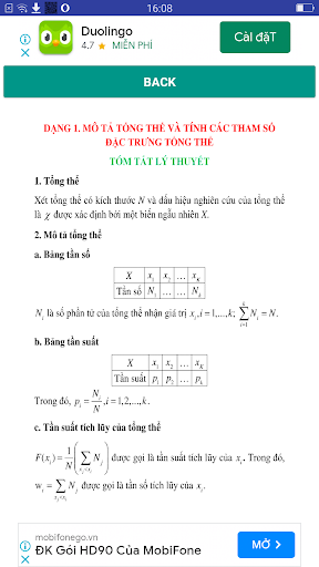 Xác suất thống kê 2 Screen 3