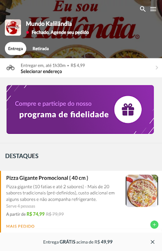 Android application Kalilândia screenshort