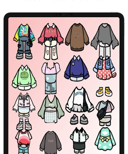 Tocaboca Clothes Wallpaper