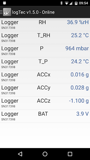 logTec Screen 3