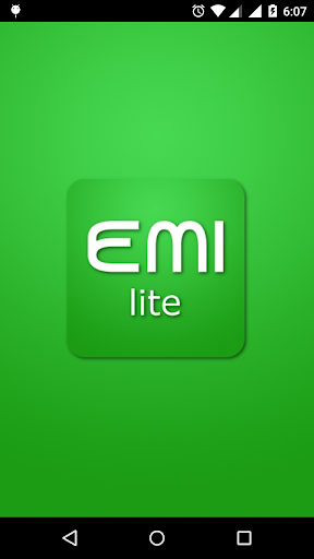 Android application EMI lite - Loan emi calculator screenshort