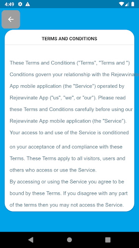 Rejewvinate App Screen 3