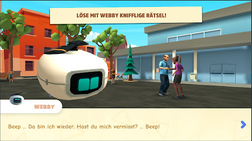 Android application Wo ist Goldi? screenshort
