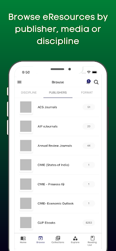 AMU eLibrary Screen 3