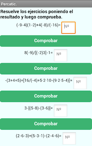 Matemáticas Percatic2 Screen 3
