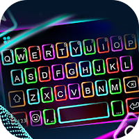 RGB Neon HD Keyboard Background