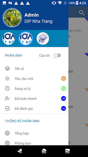 Android application BQL Toà nhà screenshort