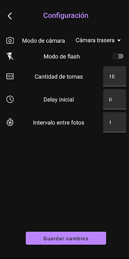 Camera Shots Screen 3