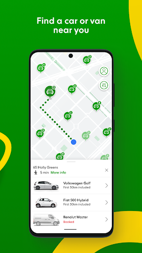 Europcar On Demand Car Sharing Screen 2