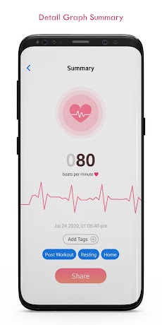 Heartbeat Monitor - Pulse & Heのおすすめ画像2