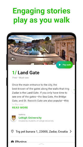Zadar Tour Guide:SmartGuide Screen 2