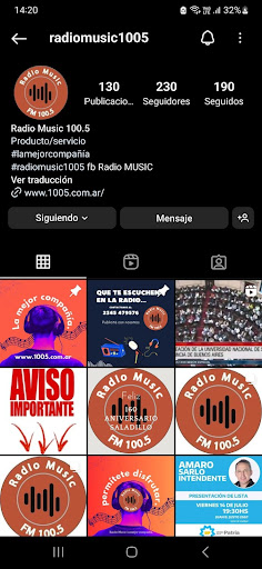 Radio Music 100.5 Saladillo Screen 2
