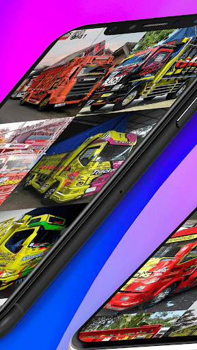 Wallpaper Truk Oleng Bergerak Screen 2