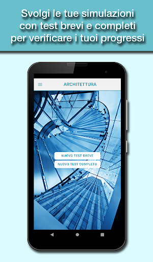 Android application Hoepli Test Architettura screenshort