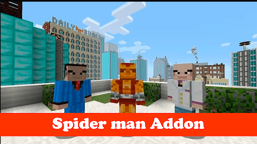 Spiderman Minecraft Games Mod Screen 2