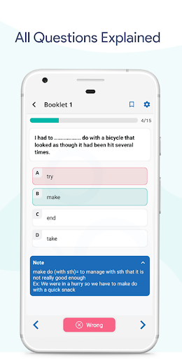 IELTS Test Prep & Mockup Exam Screen 3