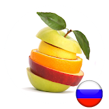 Card fruit in Russian icon