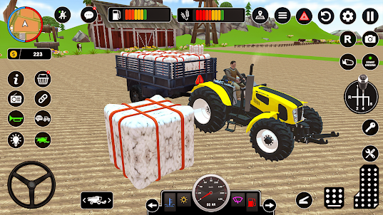 農用拖拉機耕作模擬